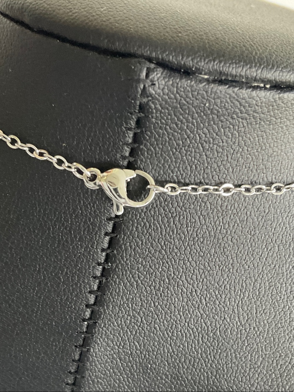 Silver Sunburst Crystal Necklace - Picture 3 of 5